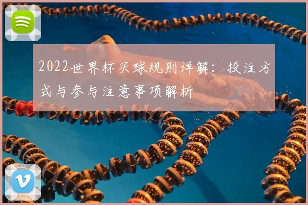 2022世界杯买球规则详解：投注方式与参与注意事项解析